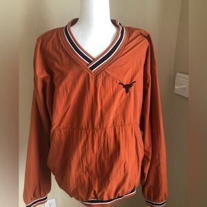 Vintage TEXAS Longhorns UT Sweatshirt Pullover Windbreaker by Top of the World